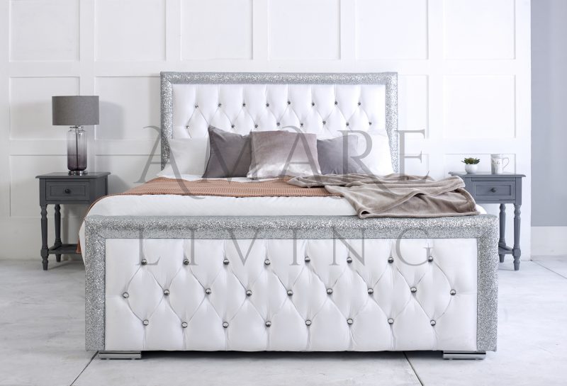 Lunar Chesterfield Upholstered Bed