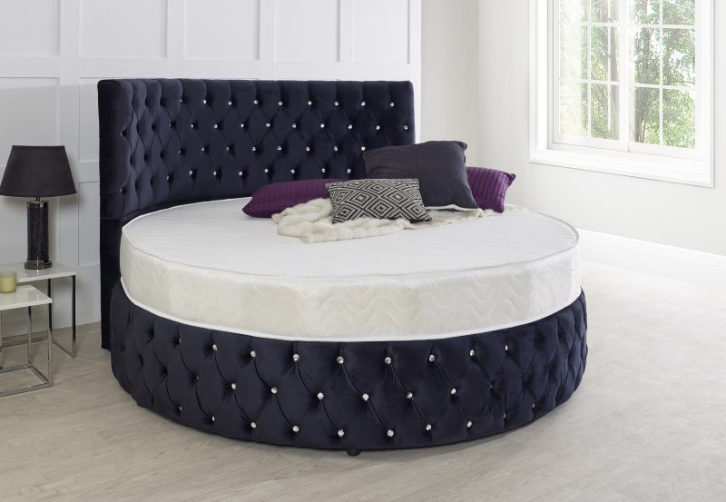Emperor Upholstered Round Bed