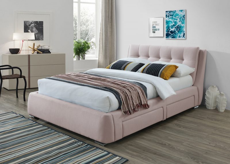 Feliciano Divan Bed Pink