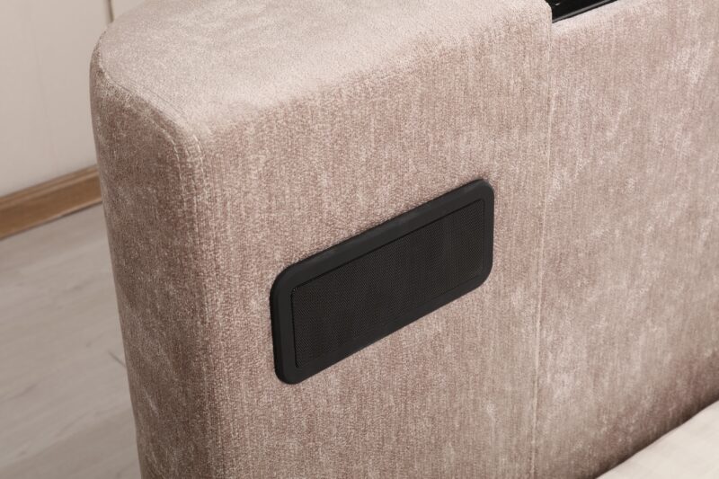 Mink Fabric Music and TV Bed Speaker