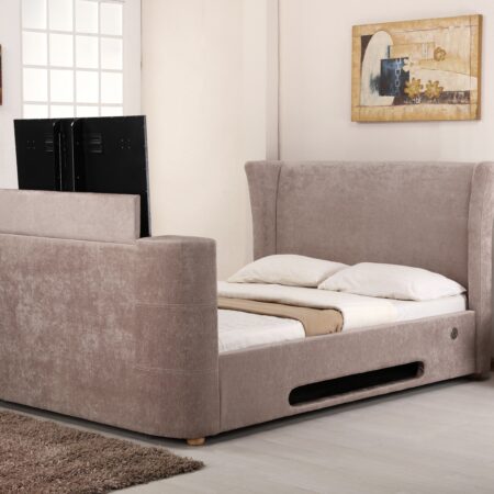 Mink Fabric Music and TV Bed