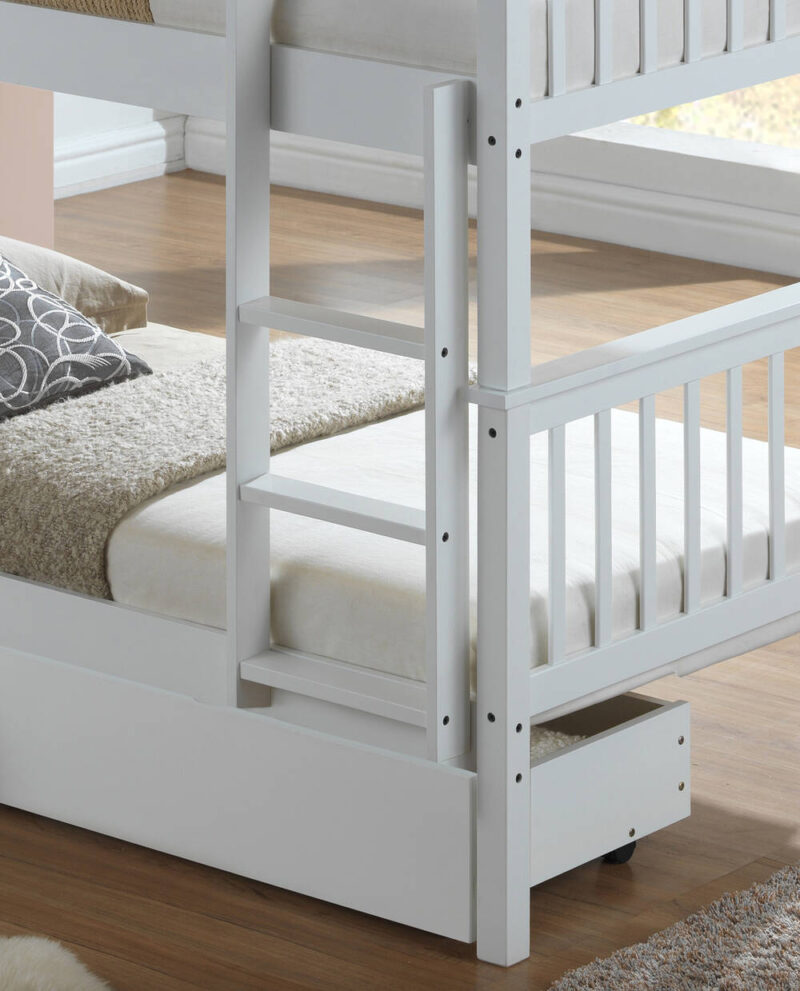 Lincoln White Bunk Bed Ladder