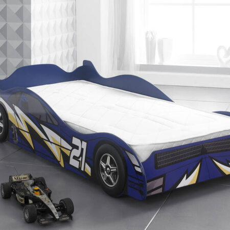 No21 Blue Racer Car Bed