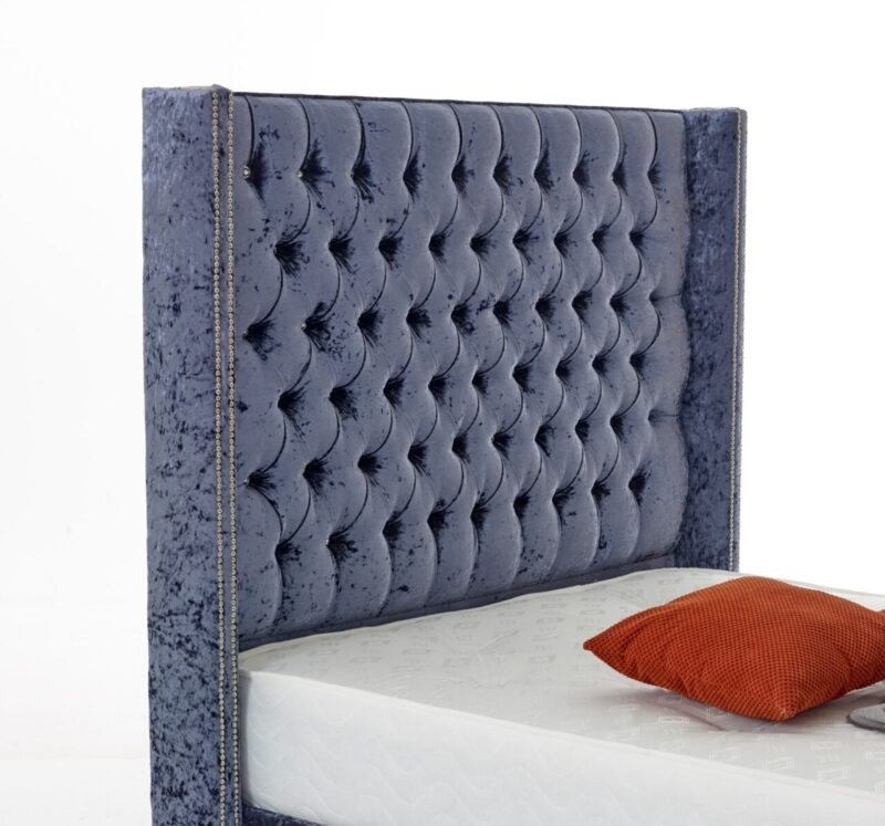 Chalet Wingback Upholstered Bed Headboard