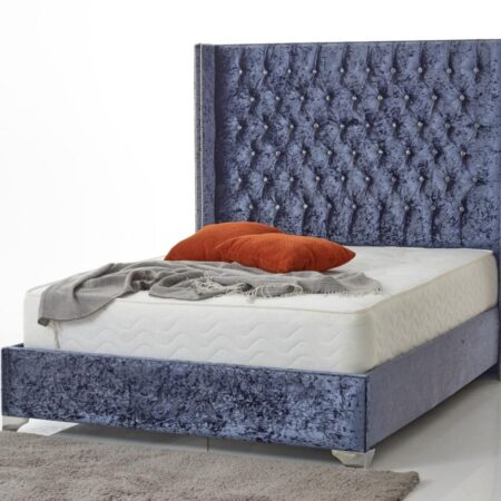 Chalet Wingback Upholstered Bed
