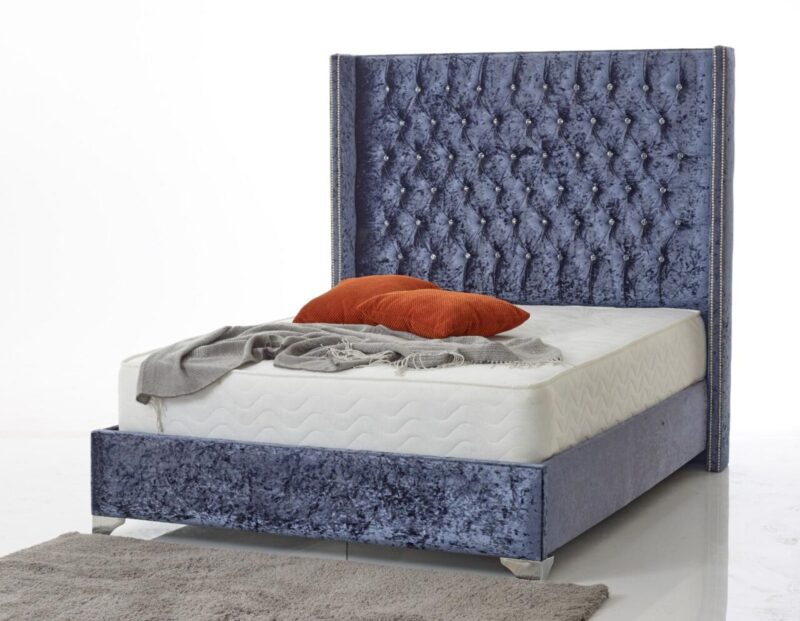 Chalet Wingback Upholstered Bed