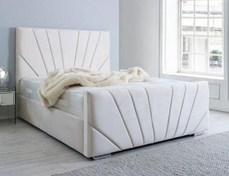 Sunbeam Linear Upholstered Bed Full