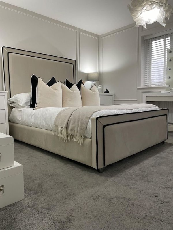 Edwardian Upholstered Bed