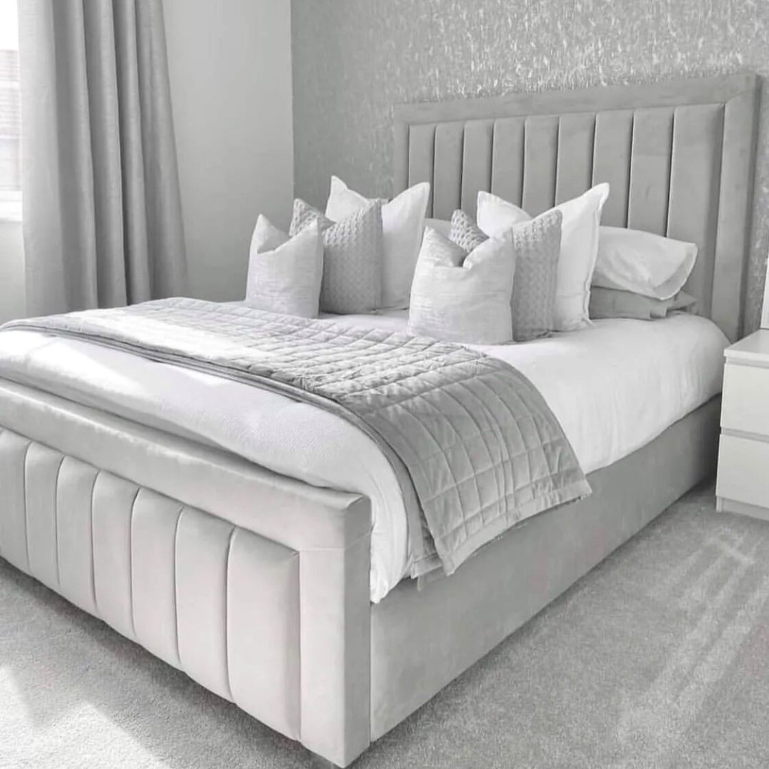 Valencia Panel Upholstered Bed